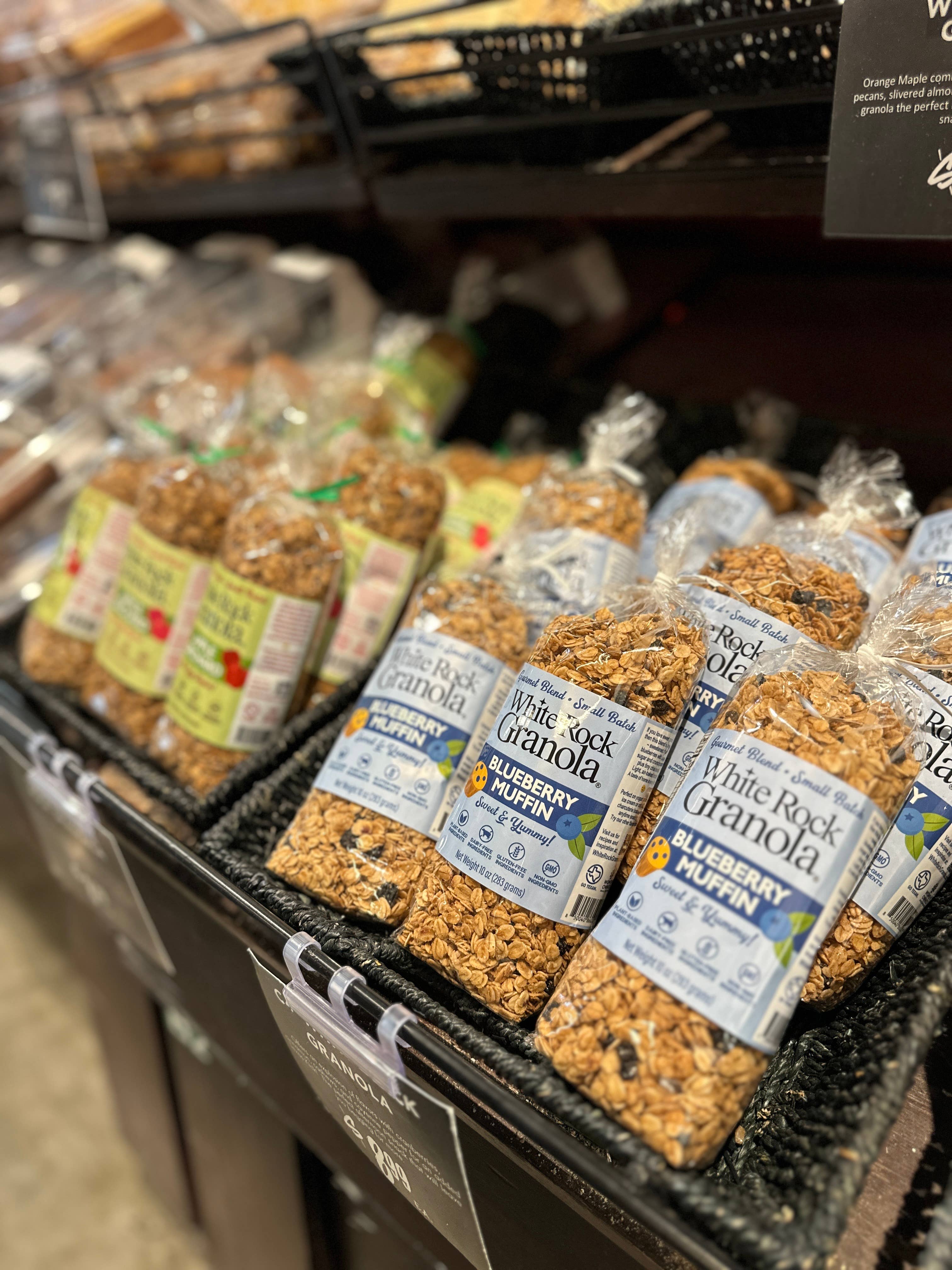 White Rock Granola - Wholesale Granola - White Rock Granola - 10 oz. bakery bag, multiple flavors5