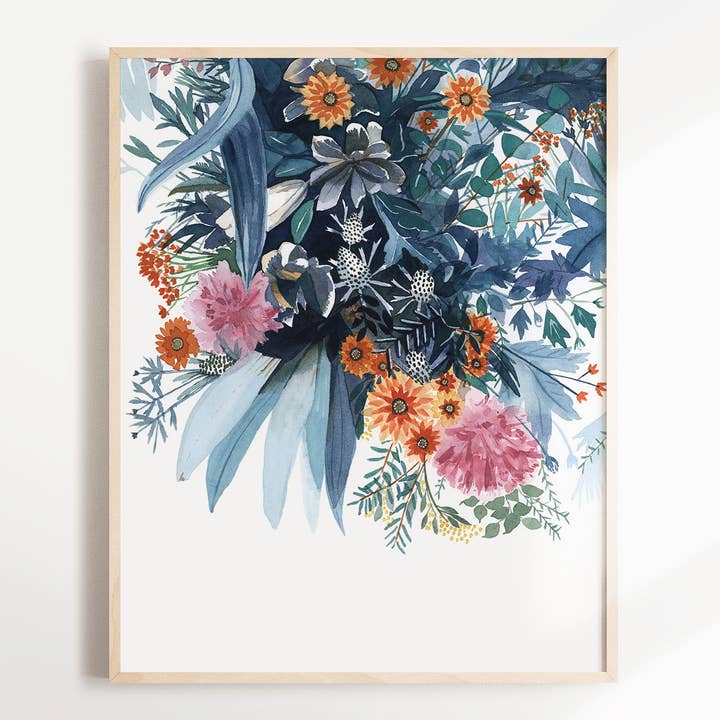 Winter Gathering Art Print for wholesale by May We Fly