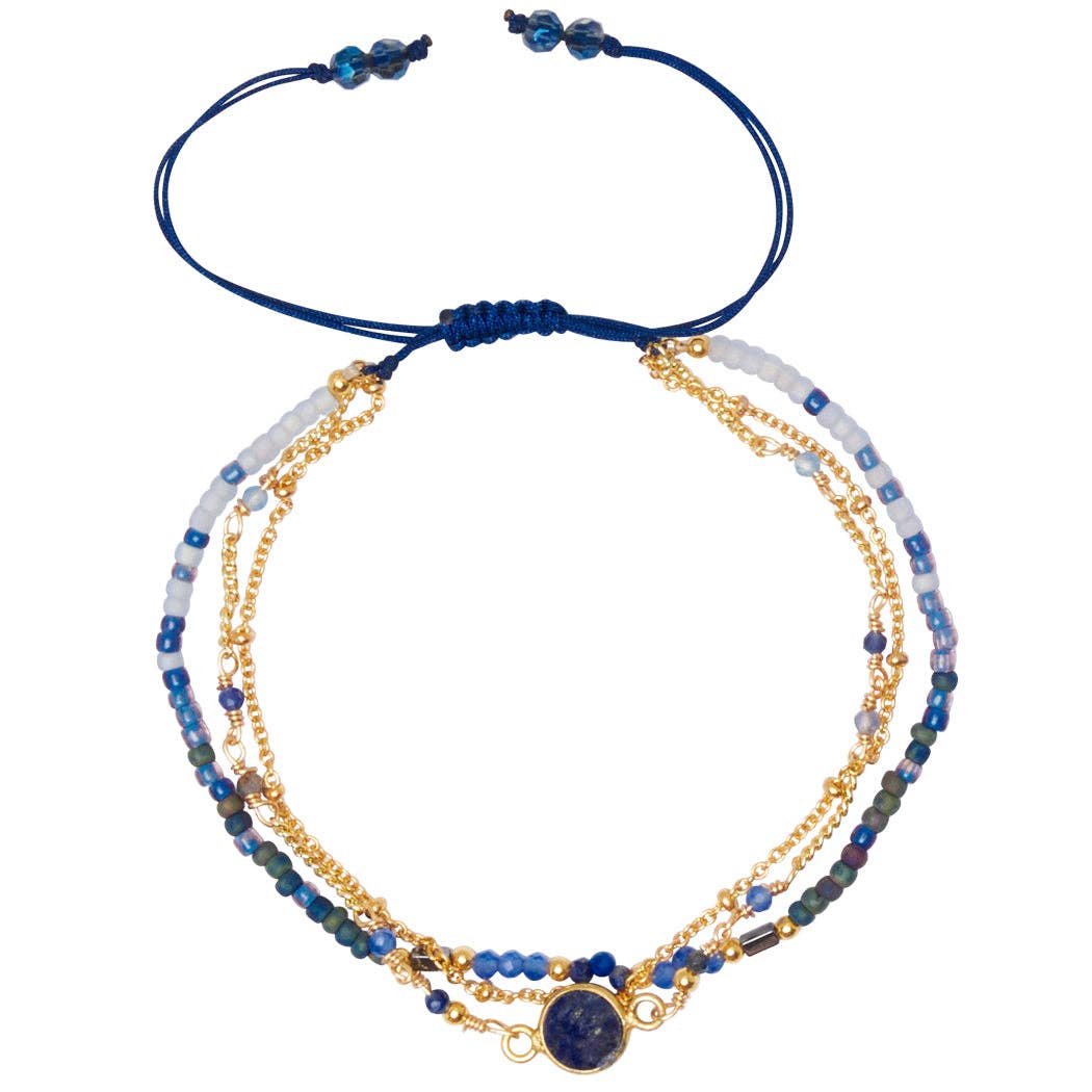 Marquet - Wholesale Beaded Bracelet - Danielle Fair Trade Multistrand Sliding Knot Bracelet4