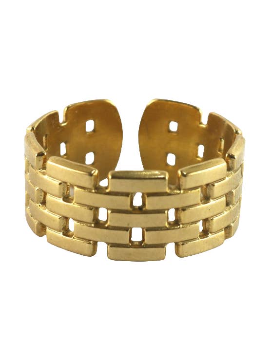 Size-adjustable gold ring for wholesale by Positiva Jewelry