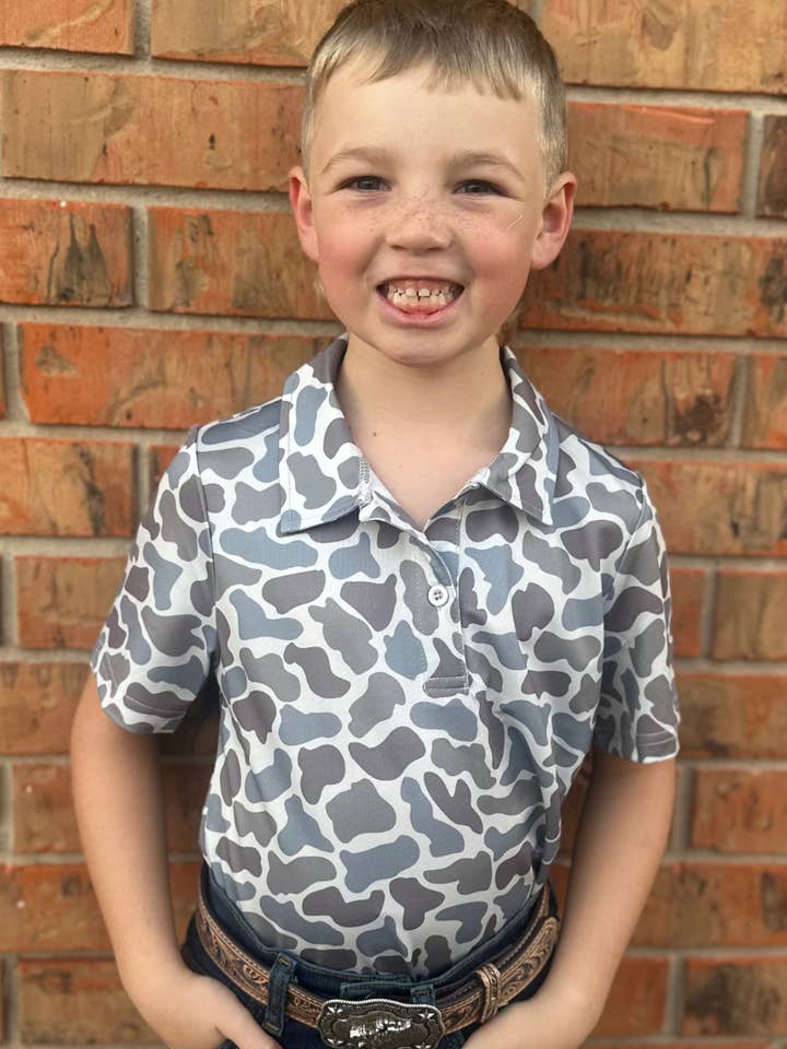 Polo Mini Camo Scout por atacado de Sterling Kreek