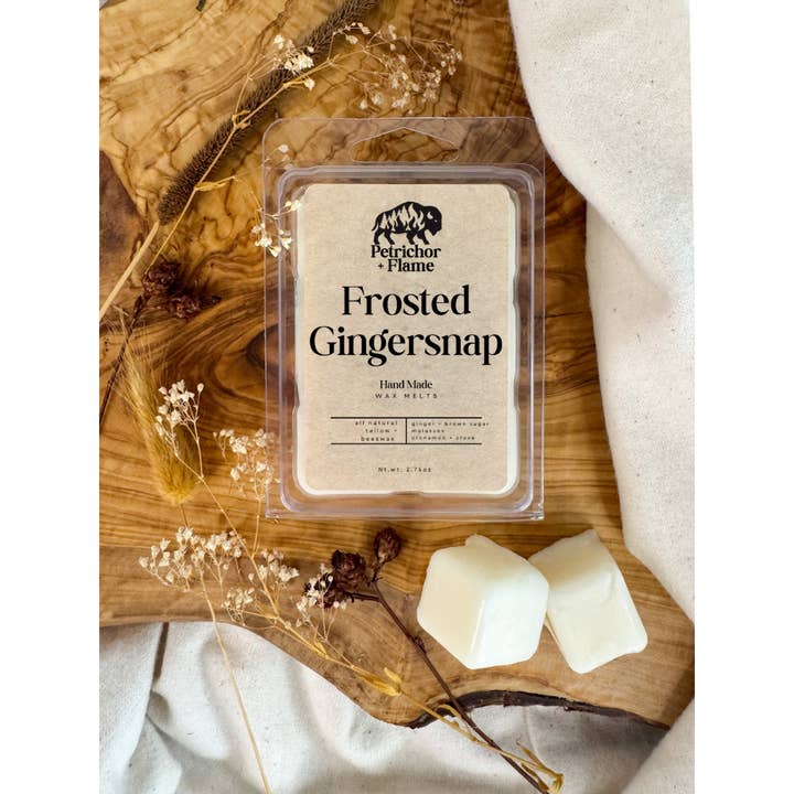 Talgvoks Smelter (Frostet Ingefærsmåkage) for engroshandel hos Petrichor+Flame