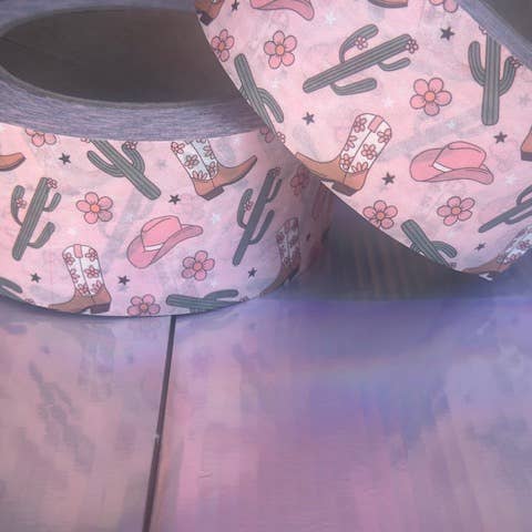 Cowgirl Self Adhesive Packaging Tape for wholesale by Cutie tape