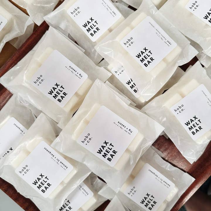 hobo + co. candles – wholesale Wax melt – Lemongrass and Coconut wax melt bar1