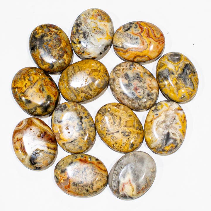 Quasar Gems USA - Wholesale Spiritual Stone/Crystal - Crazy Lace Agate Pillows 1KG