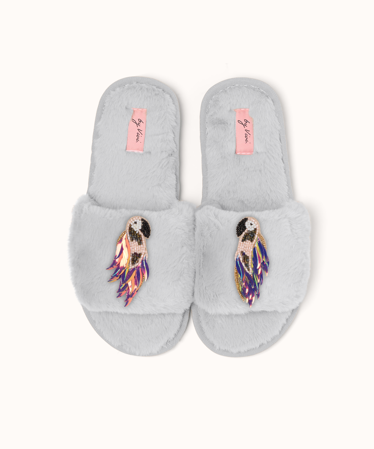 by Vivi. – wholesale Brooch – Broschenpaar für Slipper:  Papagei8