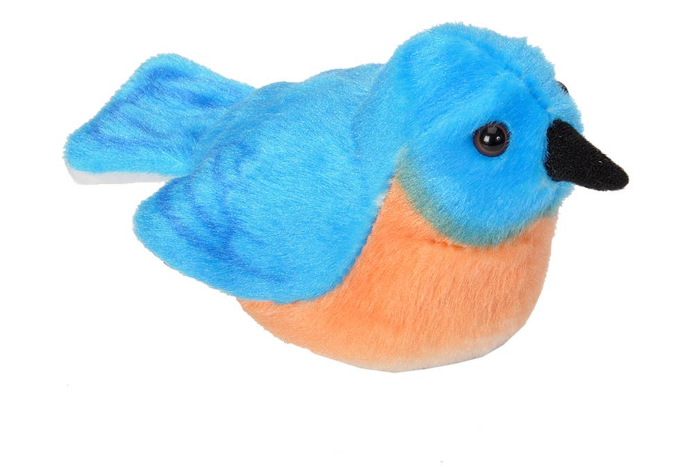 Wild Republic - Wholesale Stuffed/Plush Toy - Kids & Baby - Audubon II Eastern Bluebird Stuffed Animal W Sound 5.5"0