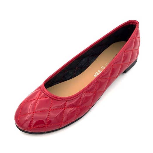 Linea Scarpa Mara Ballerine Classique Vernie Femme Rouge pour la vente par scs-finesse