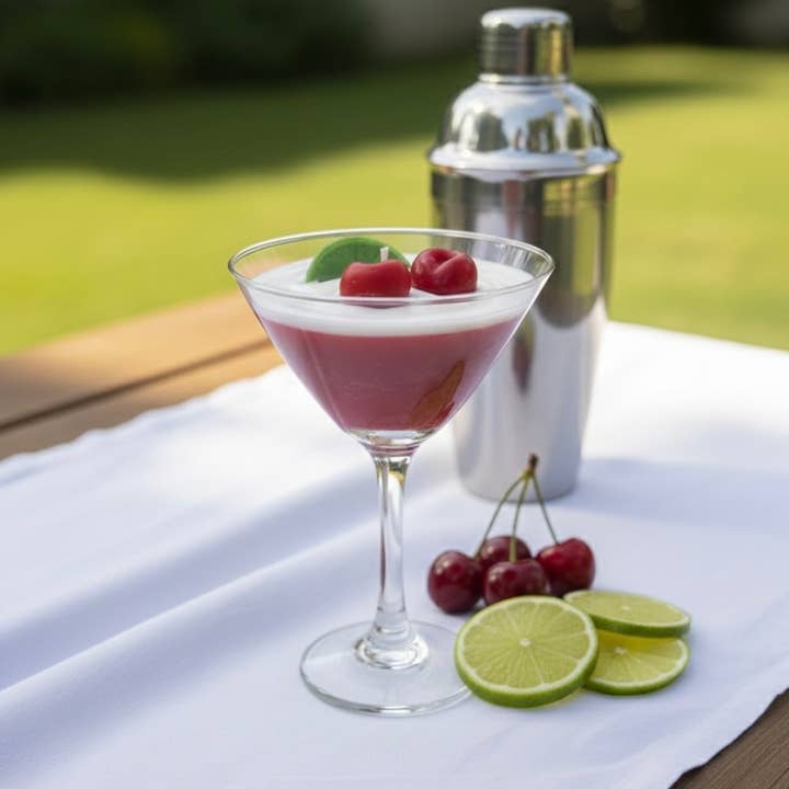 Cherry on Top – Cherry Martini Candle (8oz) for wholesale by The Twisted Wick