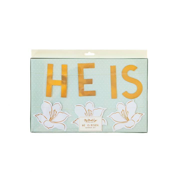 EAS803 - He is Risen Banner Set for wholesale by My Mind’s Eye