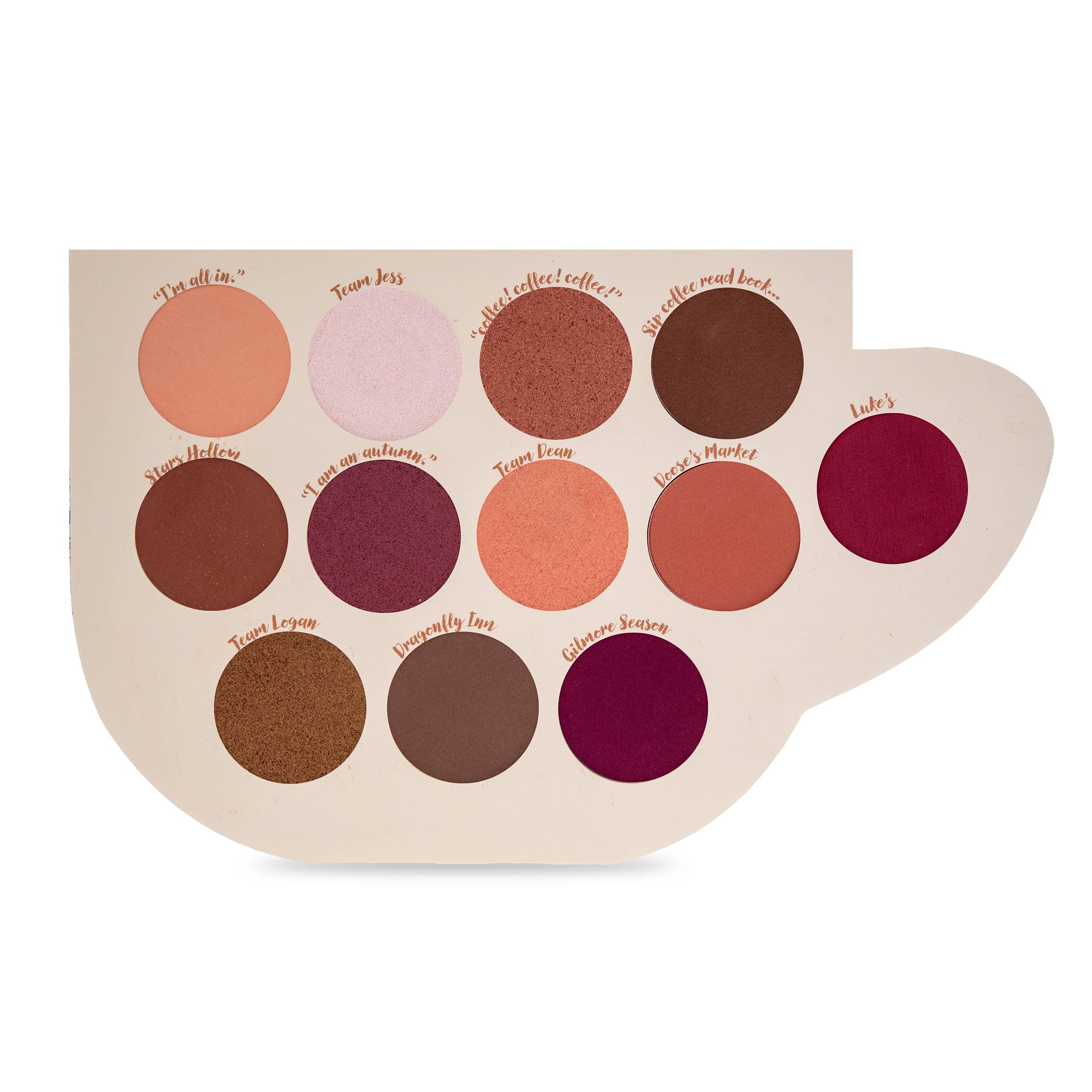 Mad Beauty – wholesale Eyeshadow palette – Mad Beauty Warner Bros Gilmore Girls Eyeshadow Palette1