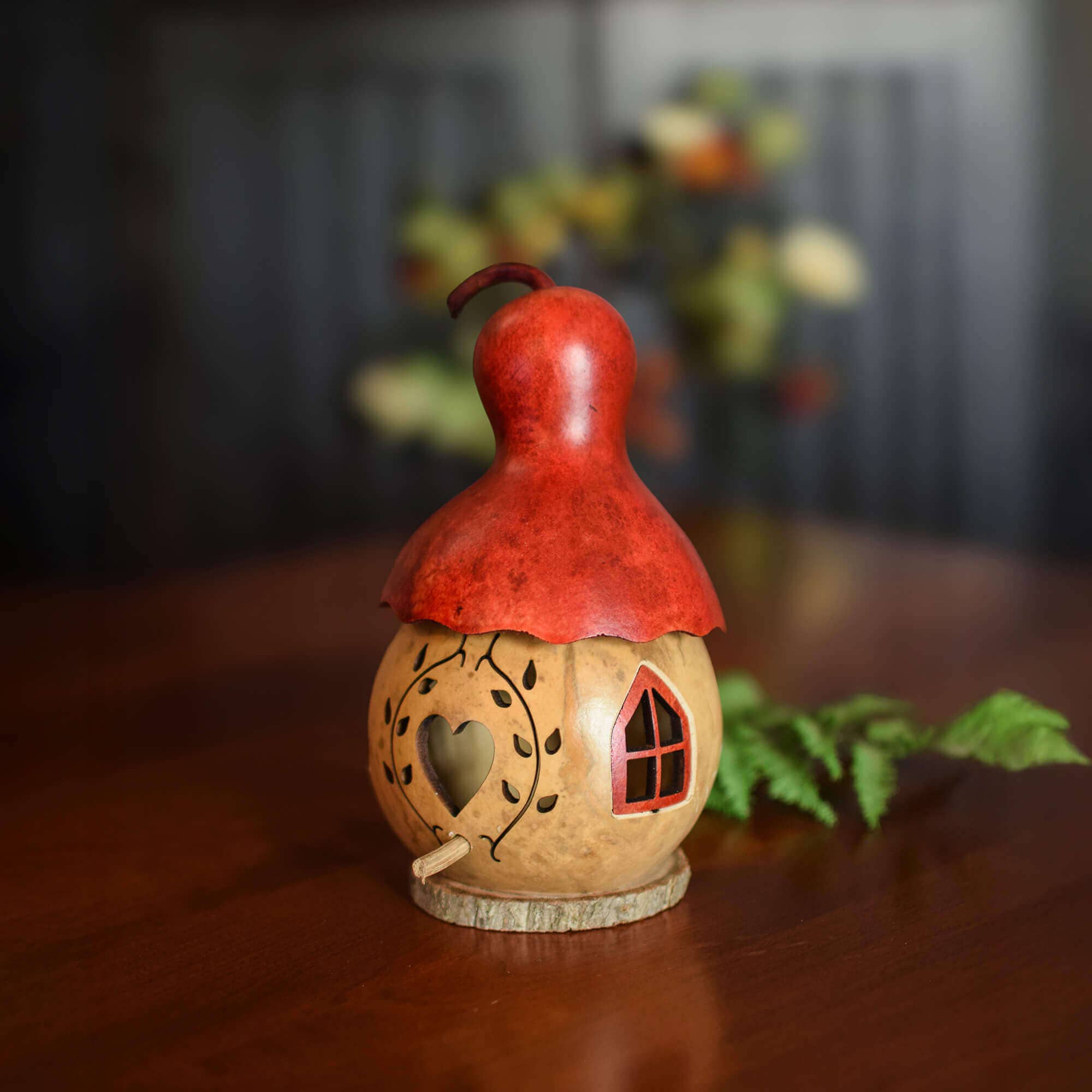 Meadowbrooke Gourds - Wholesale Decorative Tabletop Object - Indoor Decorative Birdhouse - Miniature1