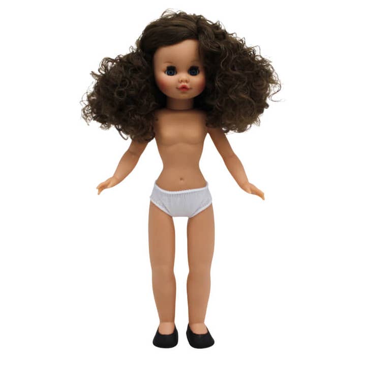 Naked doll Sintra Folk Craft original curly hair for wholesale by Folk Artesanía Muñecas