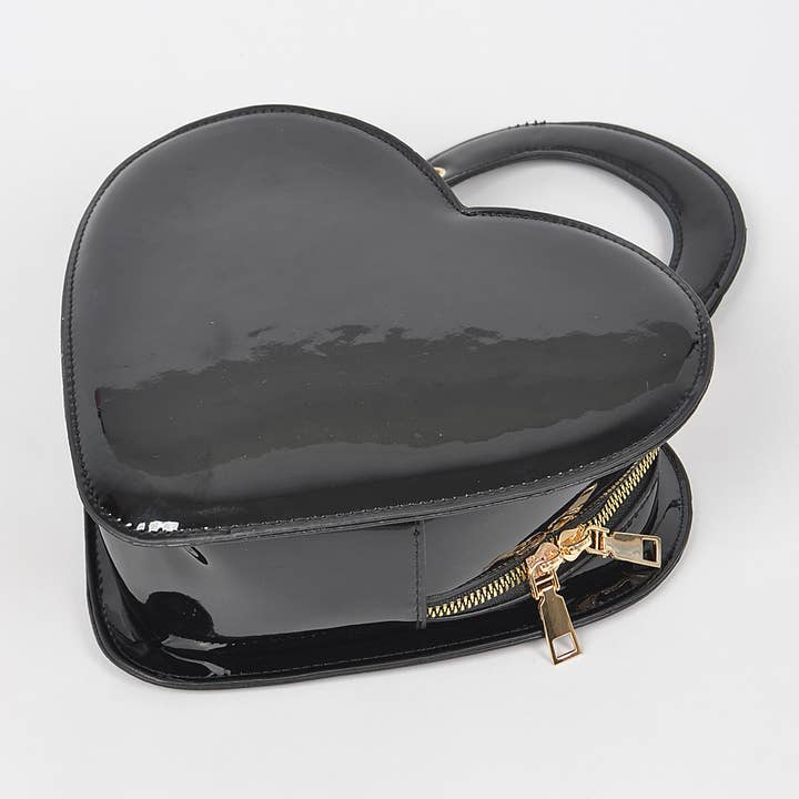 3AM BY H&D ACCESSORIES – Engroshandel Crossbodytaske - Dame – Emalje Heart Shape Crossbody taske2