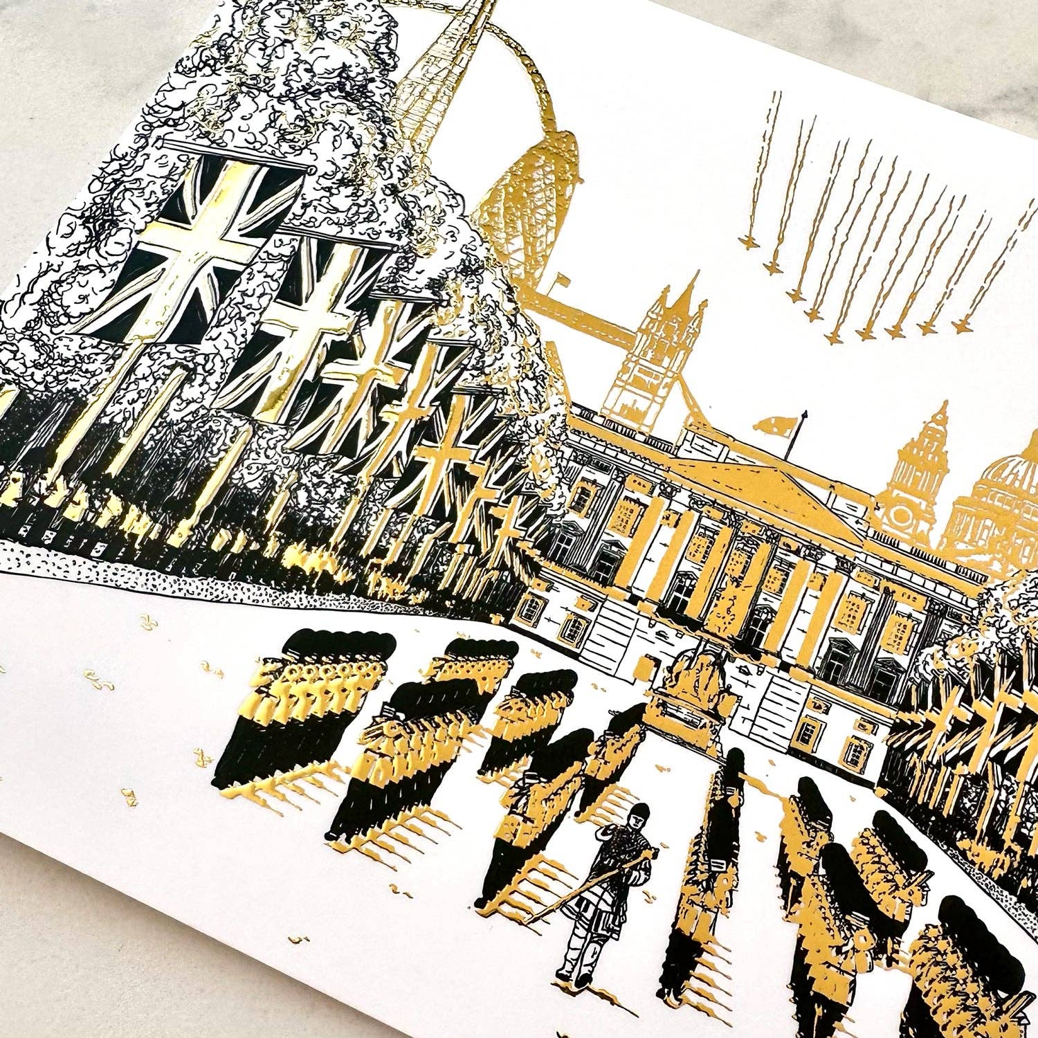 Victoria Eggs – wholesale Postcard – Trooping at Buckingham Postcard0