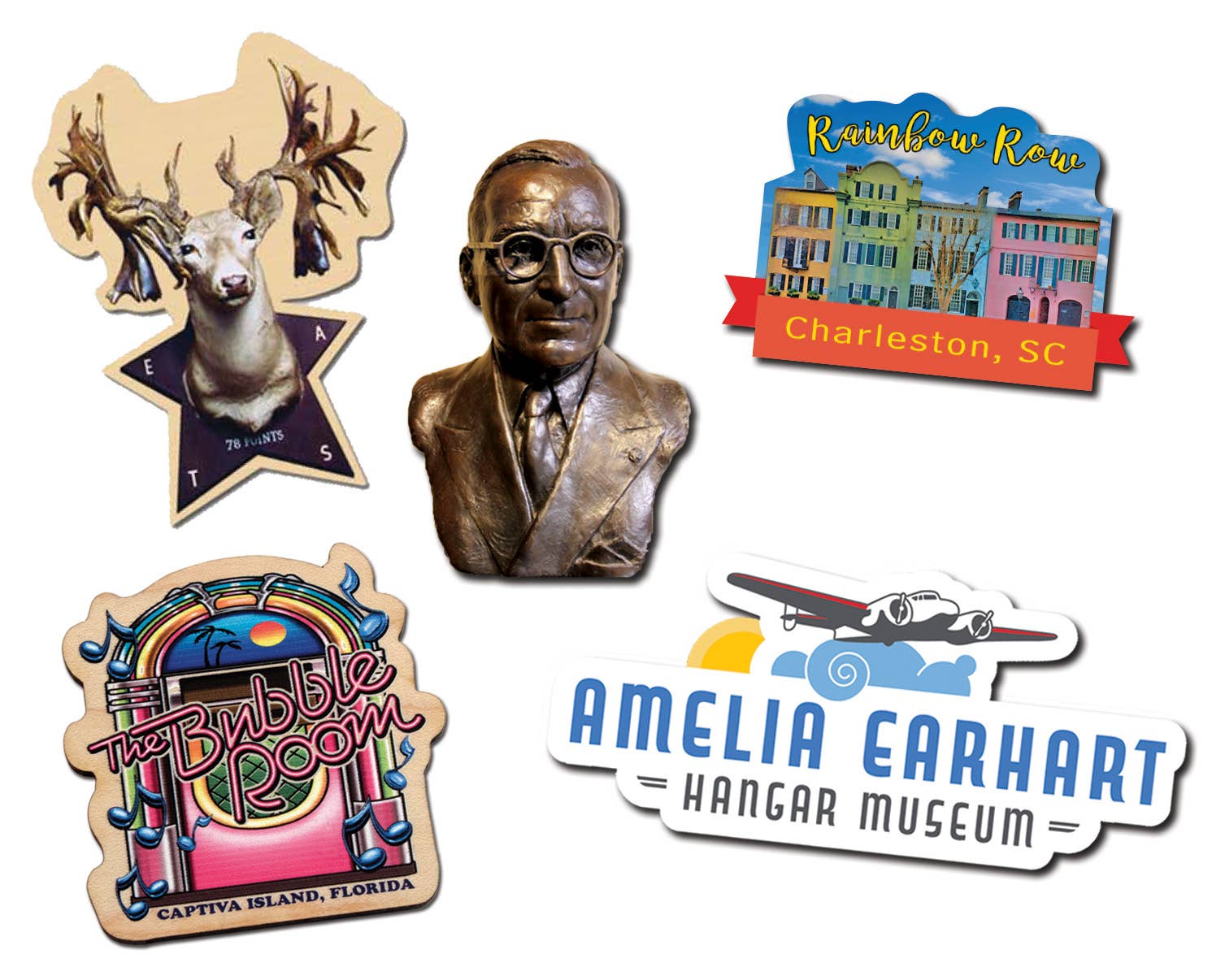 Custom Shape Magnets for wholesale by Channel Craft