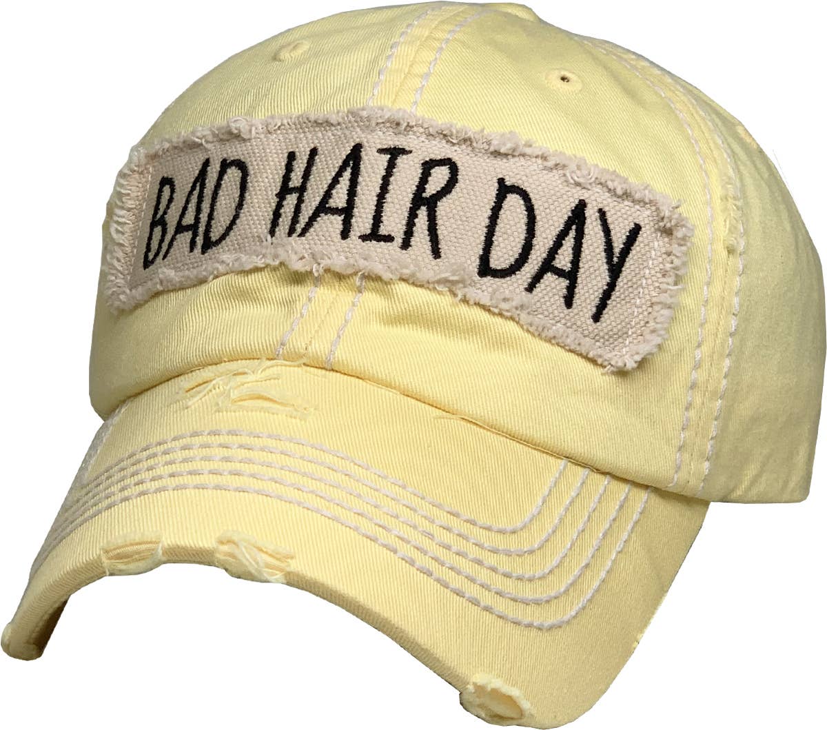 KBETHOS - Vendita all'ingrosso Cappellino da baseball - Donna - Berretto a sfera vintage lavato Bad Hair Day55