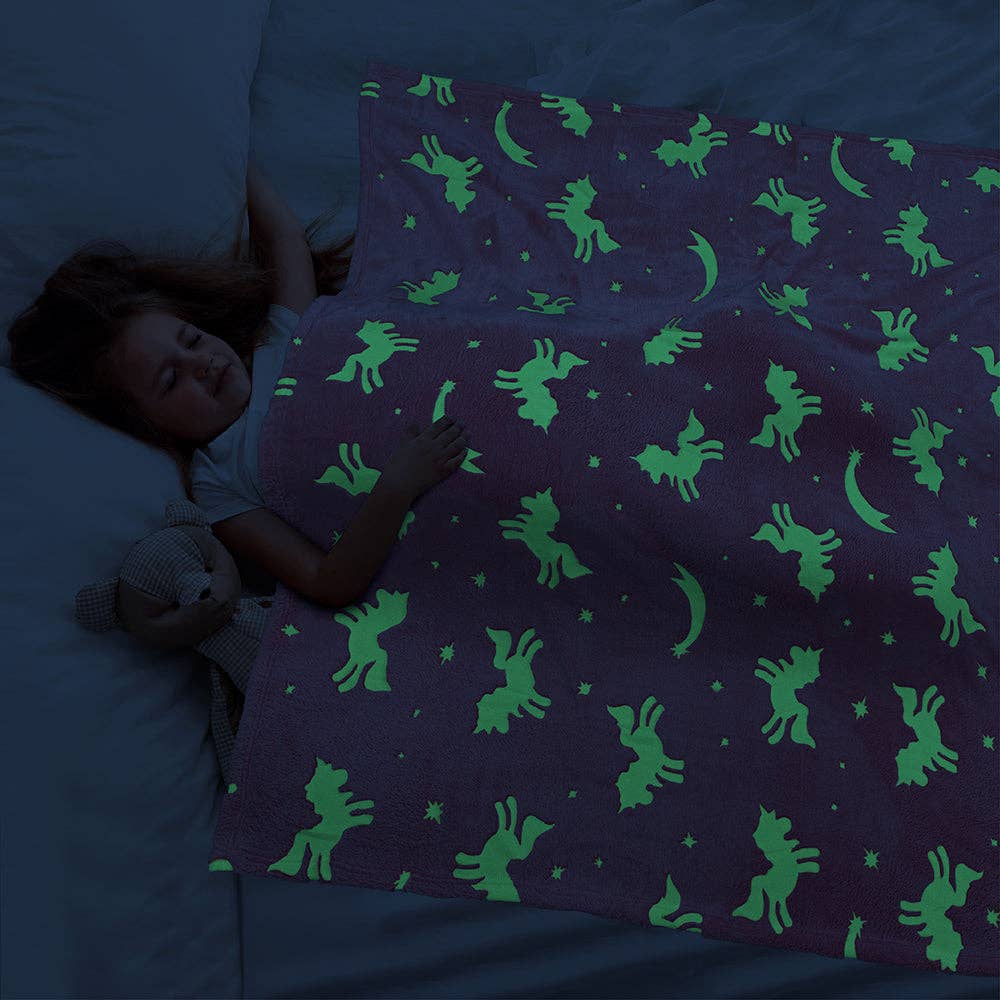 Pavilia – wholesale Throw blanket – Glow In The Dark Fleece Throw Blanket25