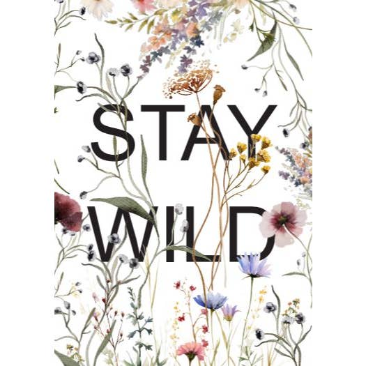 Mookstories – wholesale Postcard – Sustainable postcard stay wild