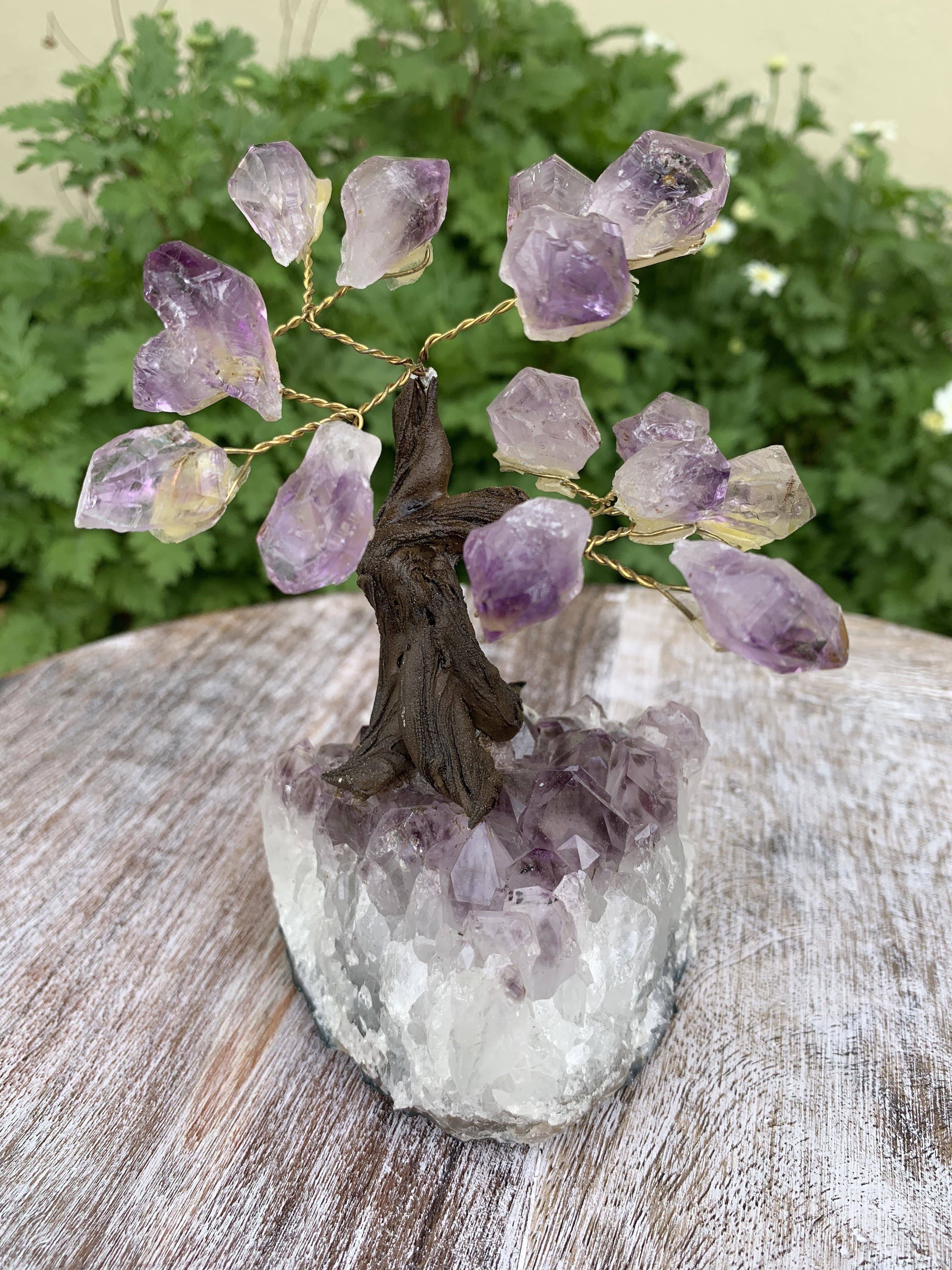 Rock Paradise - Wholesale Spiritual Stone/Crystal - Crystal Tree on Amethyst Base High Quality with points0
