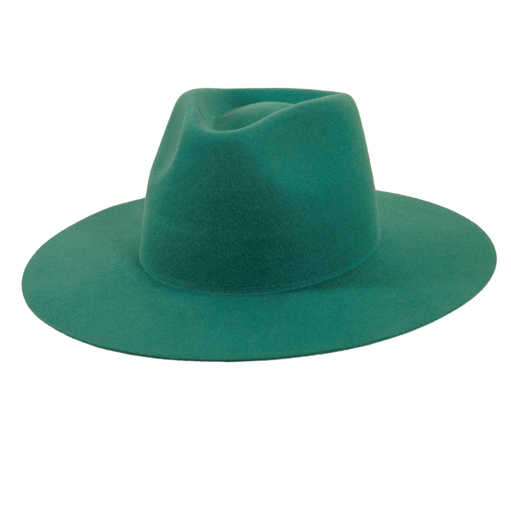 American Hat Makers - Wholesale Fedora - Uniseks - 100% wollen vilten hoed met platte rand - Stijl Rancher31