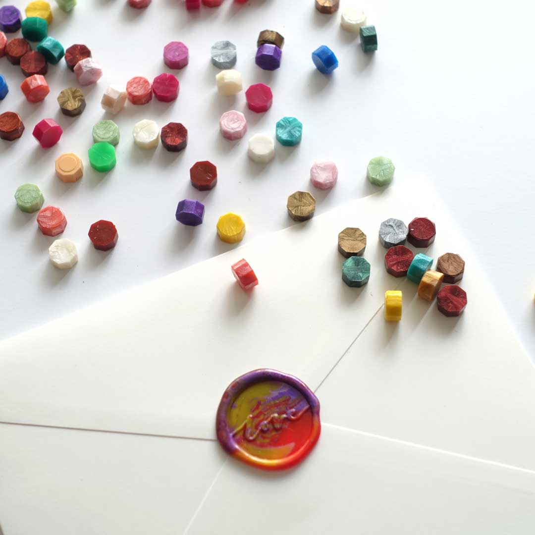 Fiona Ariva - Wholesale Craft Supplies - Mixed colours assorted 100pcs sealing wax beads2