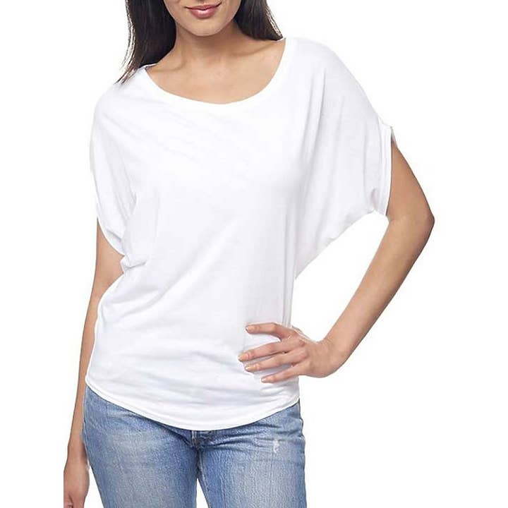 Supermaggie @ Faire - Venta al por mayor Camiseta serigrafiada - Mujer - Top orgánico de bambú Renata Kitties1