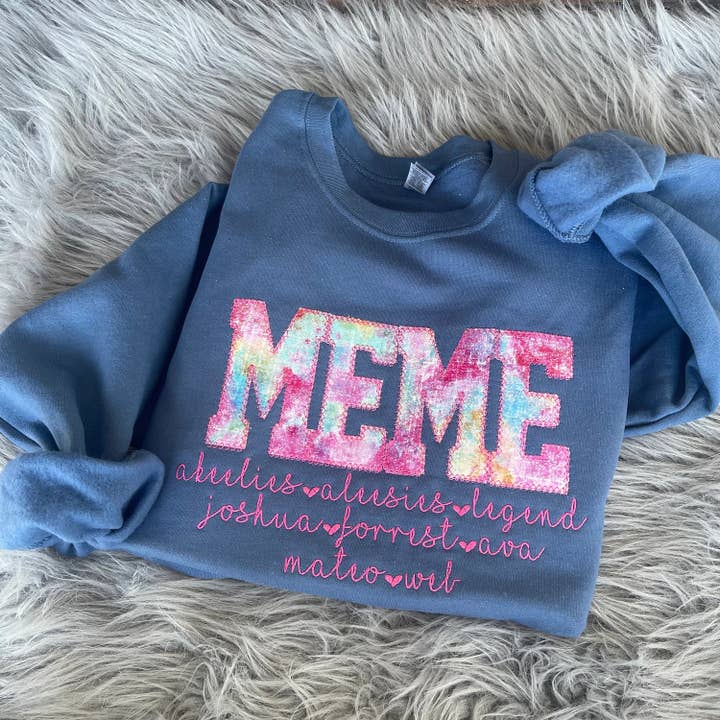 MAMA Applikation Sweatshirt | Personliggjort Boutique Engros for engroshandel hos Hartley Co