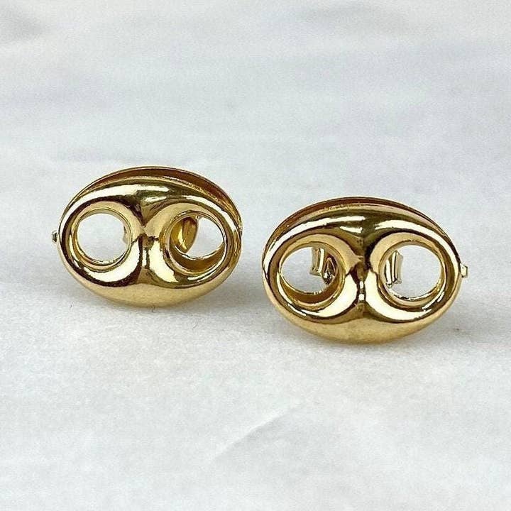 18k Gold Filled 3mm or 4mm Mariner Anchor, Chunky Link Marin for wholesale by DIJU Jewelry