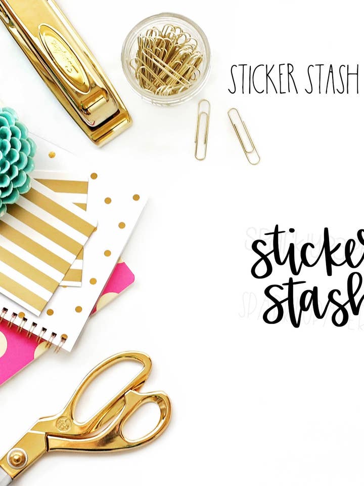 Klistermärke Stash Vinyl Dekal för wholesale av Sparkly Paper Co