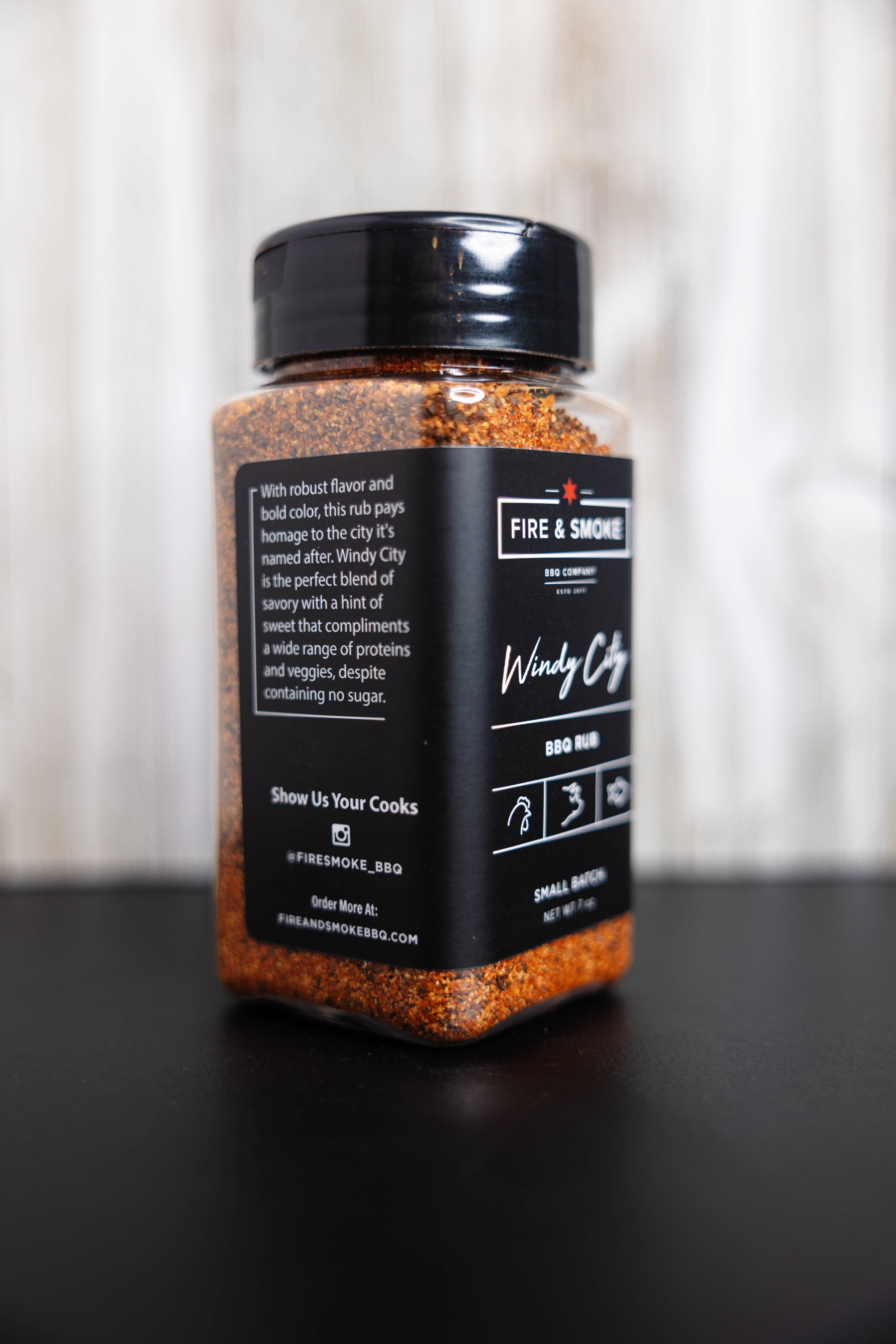 Fire & Smoke BBQ Company - Wholesale Rub - Windy City2