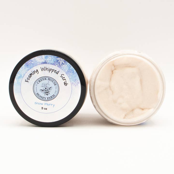 Exfoliating Whipped Foaming Sugar Scrub | Body Polish for wholesale by Creek House Honey Farm