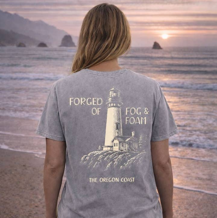 NW Accent - Wholesale Screen Printed T-Shirt - Unisex - Fog & Foam Stone Wash Tee3