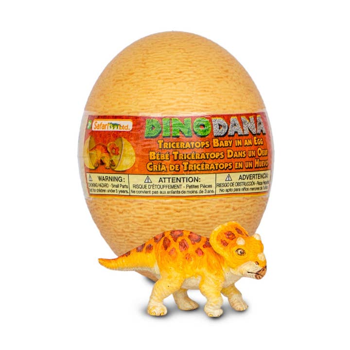 Dino Dana Triceratops Baby with Egg for wholesale by Safari Ltd.