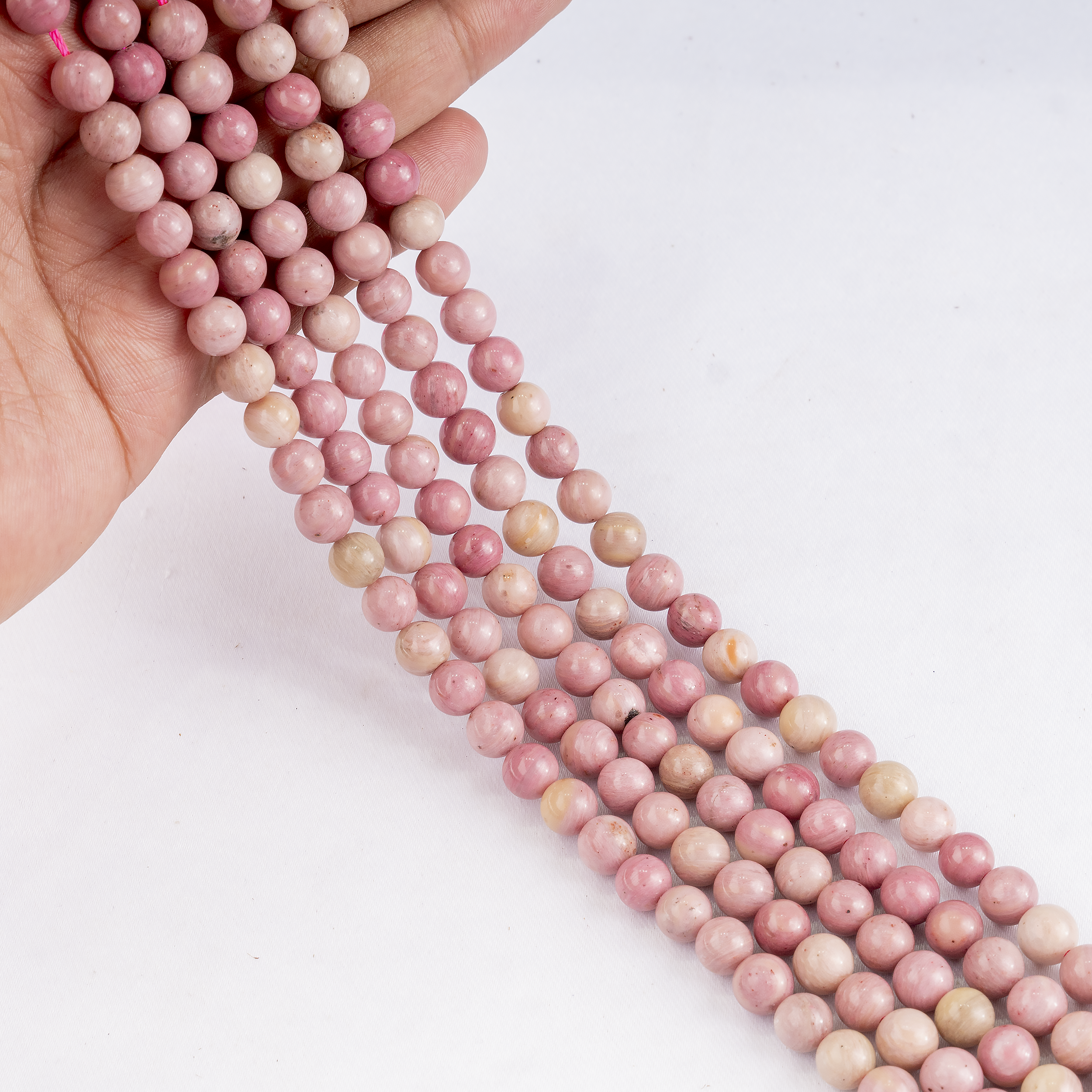 Soothing Crystals Beads – wholesale Beads – Crystal Jewelry Beads| Rhodochrosite| Healing Gemstone Beads7