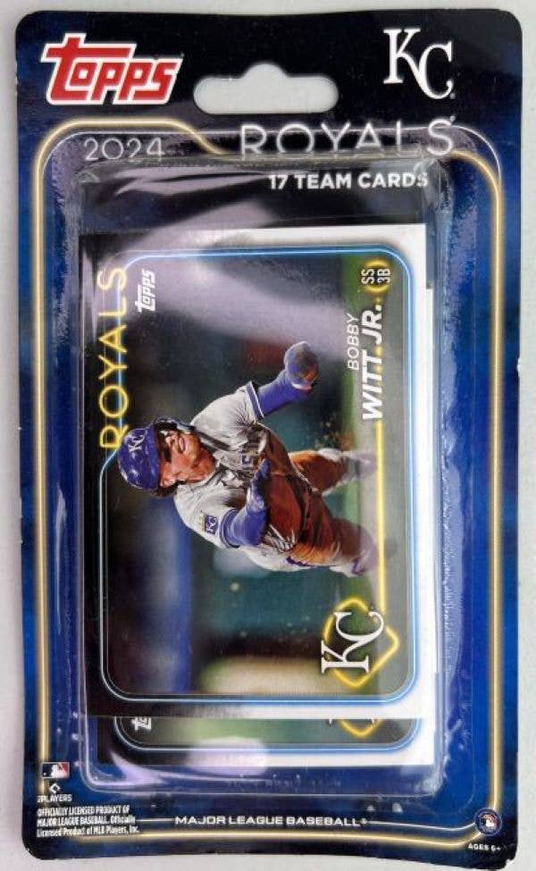 Wildwood Enterprises LLC - Wholesale Playing Cards - 2024 Topps Kansas City Royals Mini Team Set - 25pk Lot1