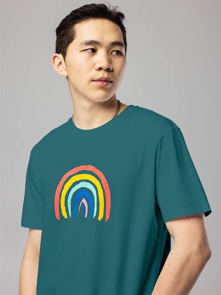 Camiseta Rainbow para venta al por mayor de Pitod