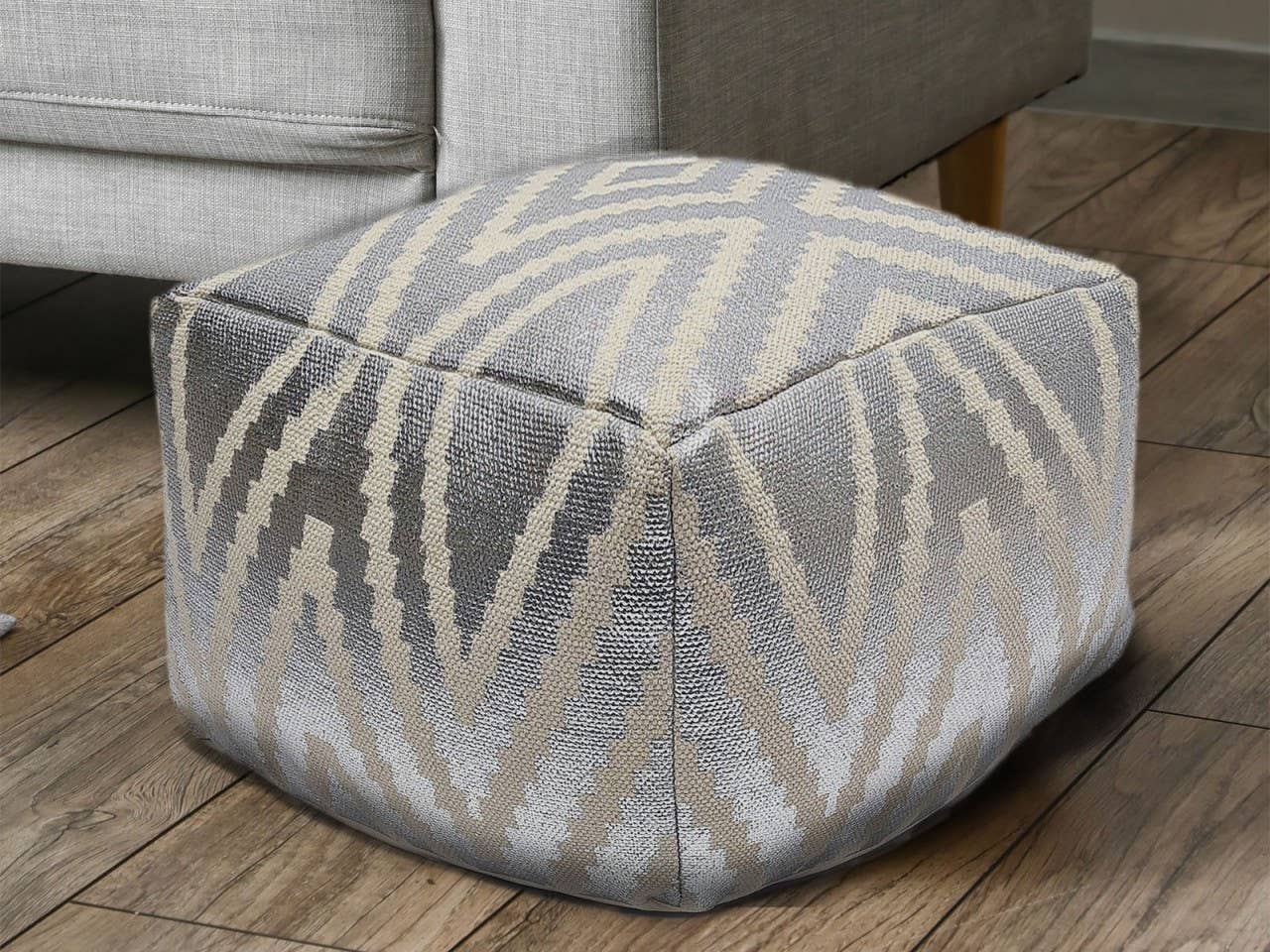 Voglrieder - Wholesale Pouf - Footstool 55 x 37 x 55 cm Pouf Kilim Bode53