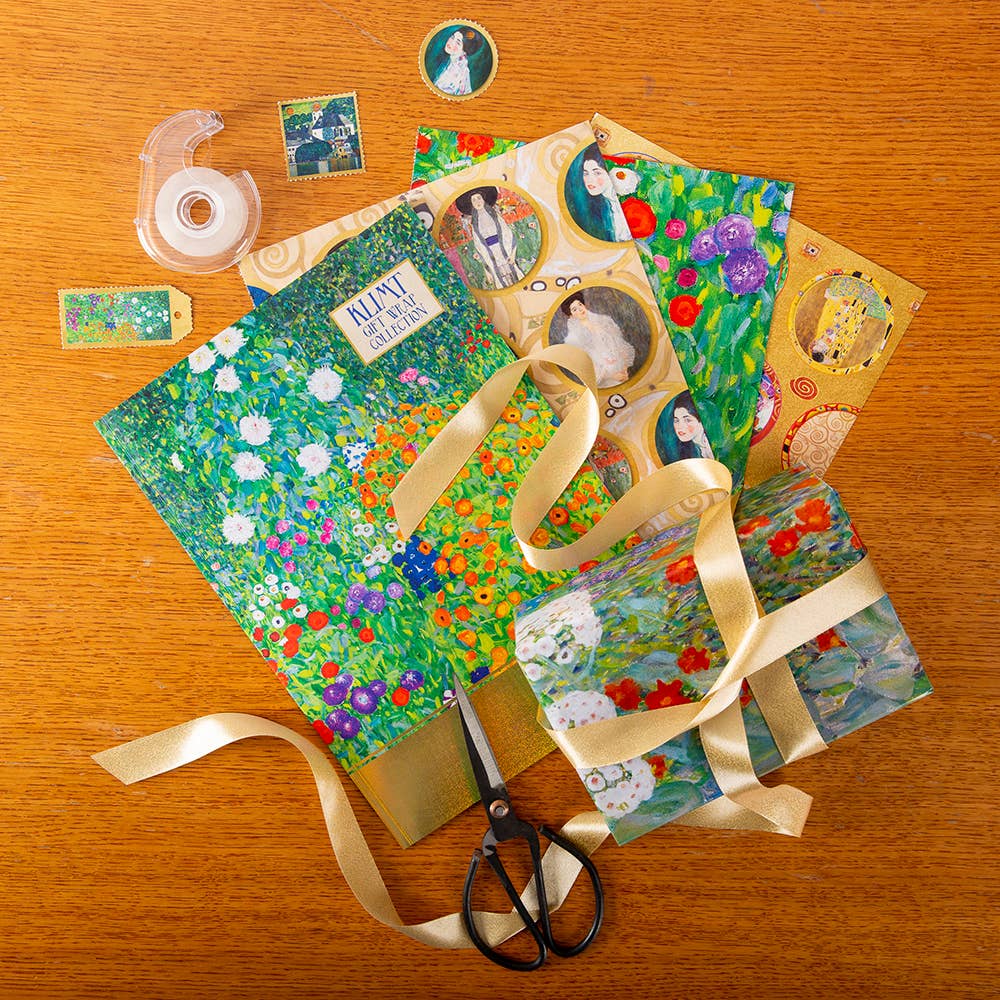 The Gifted Stationery Company - Wholesale Wrapping Paper Roll - Gift Wrap Collection - Klimt2