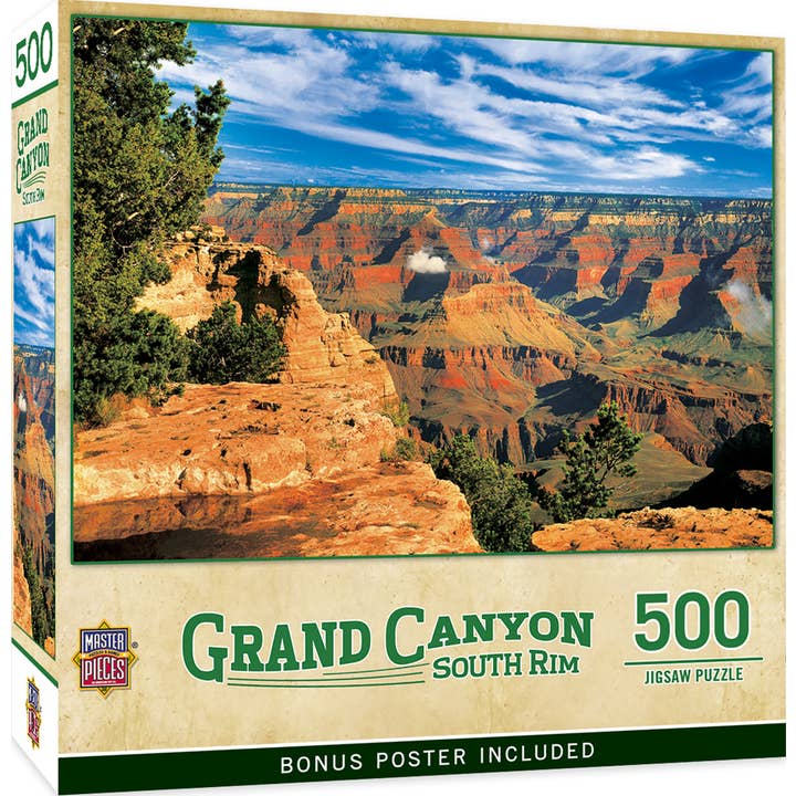 Grand Canyon South Rim 500 Piece Puzzle for wholesale by Masterpieces Puzzles