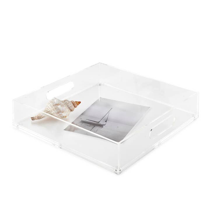 Huang Acrylic - Wholesale Decorative Tray - 12" Sq. Insertable Tray