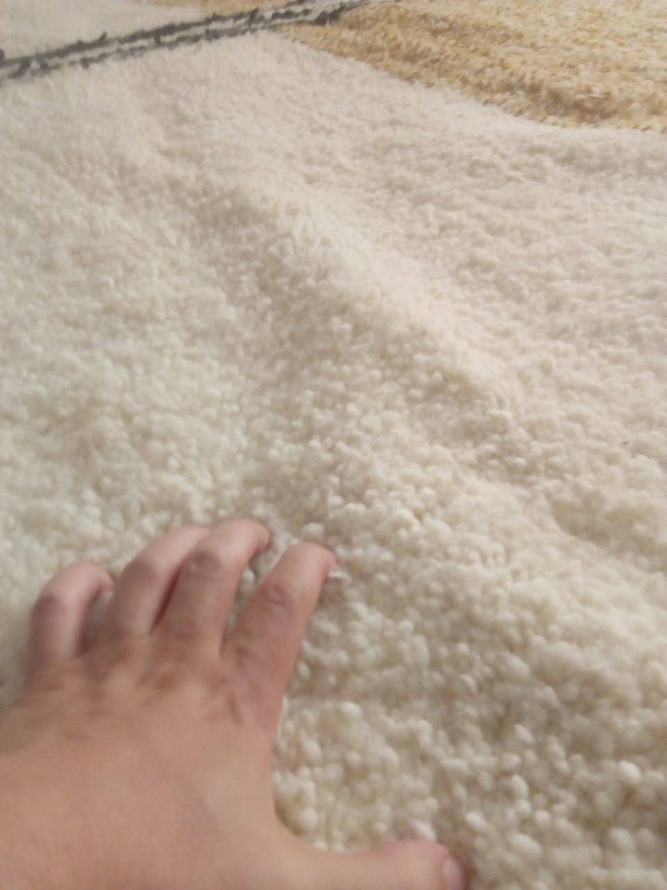 woolsouk ( We handle U.S. import procedures for you ) - Wholesale Area Rug - Handwoven Moroccan Beni Ourain Rug with Geometric Pattern6