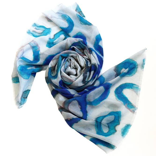 Blanca grå avlång halsduk för wholesale av 23 Roses Designs