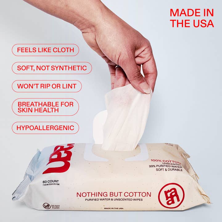 Raan inc - Wholesale Face & Body Wipes - Raan Wipes – Single Flatpack (Tester / Sample)5