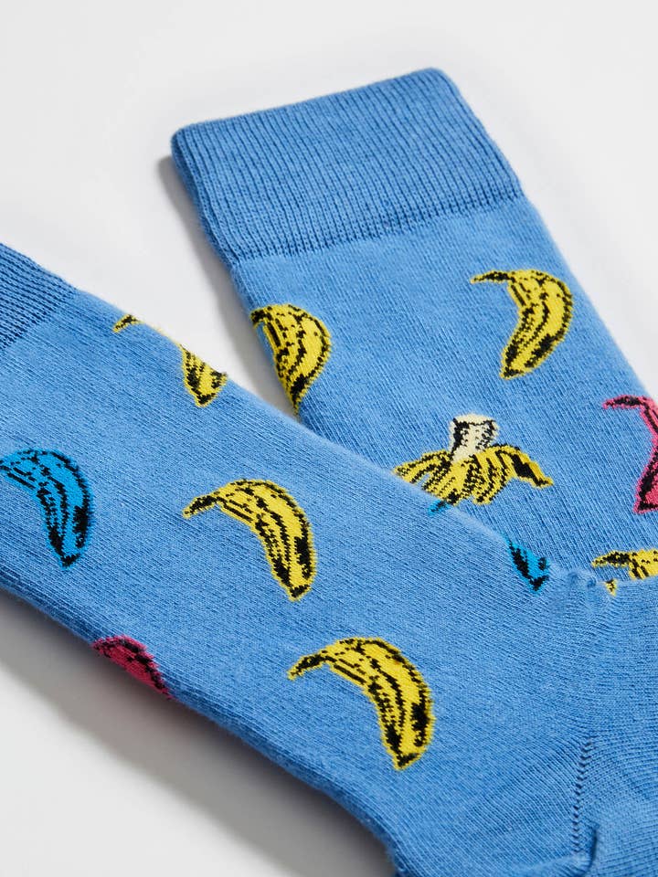 Blau BeBanana Blau - 100% Bio-Baumwollsocken für den Großhandel auf Faire2