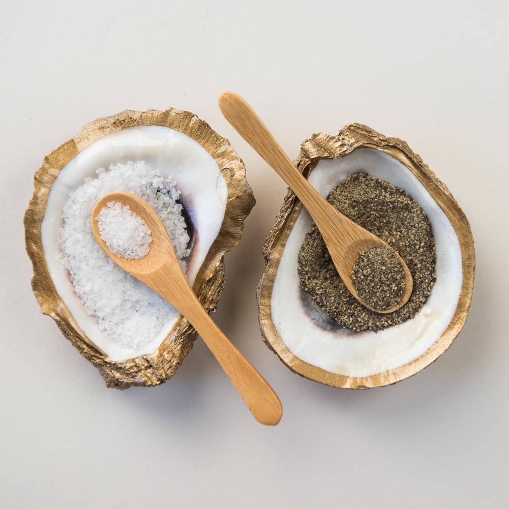 Grit and Grace Studio - Wholesale Salt & Pepper Shaker Set - Shell Salt and Pepper Cellars2