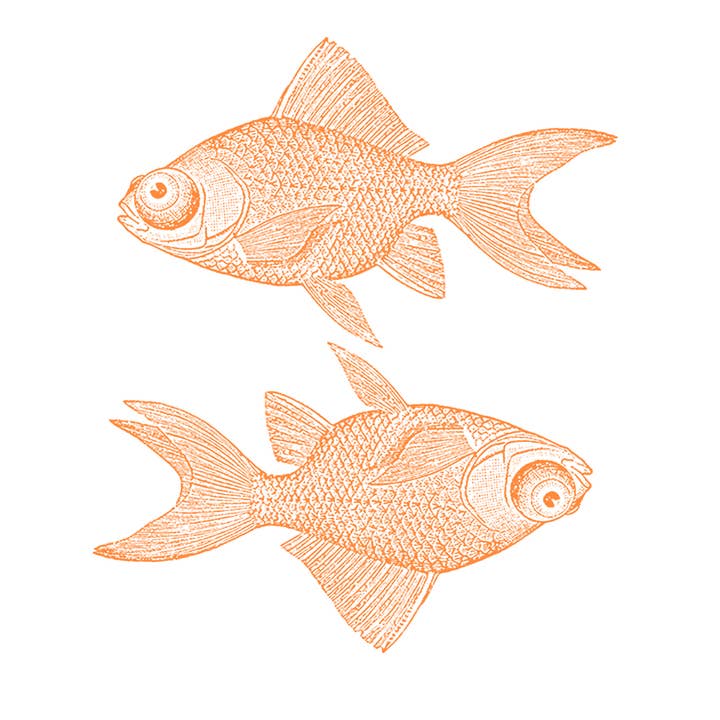 Gaspar Gou - Wholesale Screen Printed T-Shirt - Men's - Double Goldfish Charlie Tee7