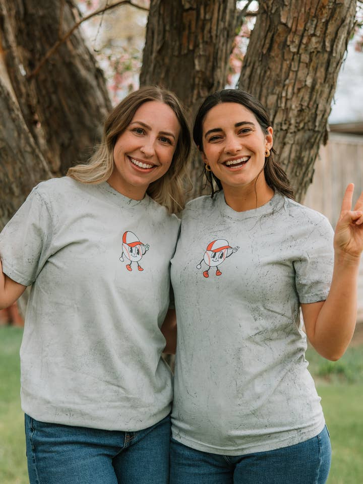 Baseball Dude Tee for wholesale by Roaming Buffalo Design Co