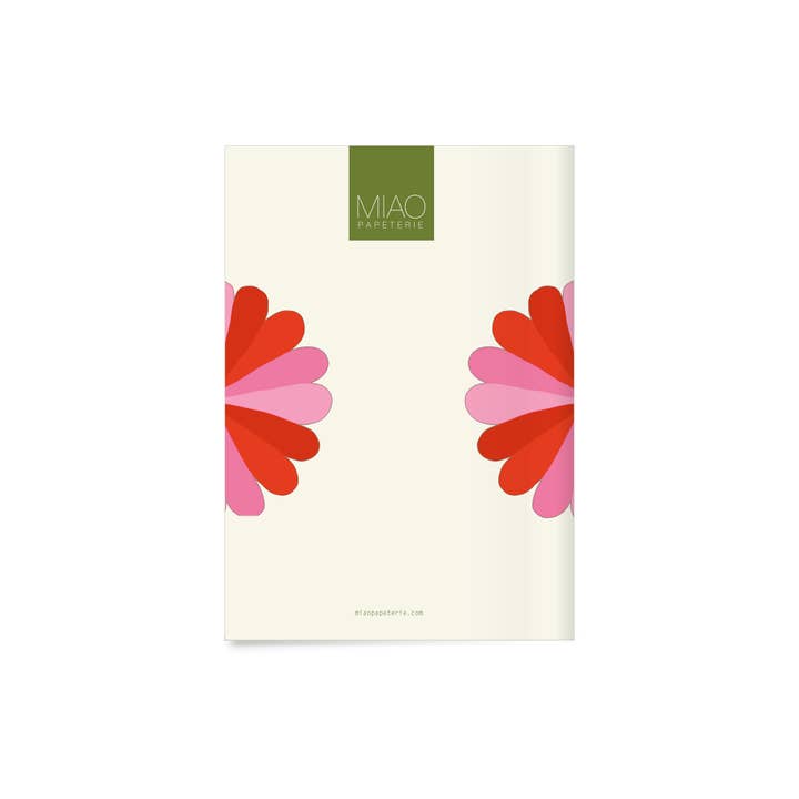 MIAO Papeterie - Wholesale Notebook - Flower Heart | Notebook DIN A54