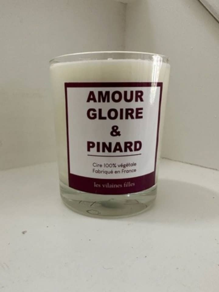 Scented candle "Love, Glory and Wine" for wholesale by Les Vilaines Filles